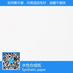 水性合成紙 PP快干合成紙 合成紙低價供應 背膠PP高清海報紙
